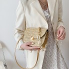 Women's Straw Texture Shoulder Bag