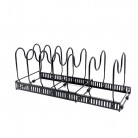 Retractable Multi-layer Folding Wrought Iron Multifunctional Storage Rack