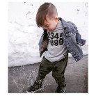 Children Casual Fashion Track Pants Cross Pants