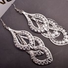 Baroque Multi-level Women's Hollowed Out Long Earrings Ethnic