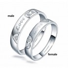 Electroplated Fashionable OL Love Lovers Ring