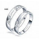 Electroplated Fashionable OL Love Lovers Ring