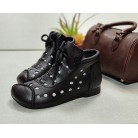 Versatile Casual Retro Women's Cool Boots With Soft Soles And Soft Surface Holes