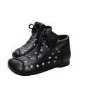 Versatile Casual Retro Women's Cool Boots With Soft Soles And Soft Surface Holes