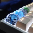 Transparent Key Cap Transparent Mechanical Keyboard 108 Key Programmers