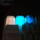 Transparent Key Cap Transparent Mechanical Keyboard 108 Key Programmers