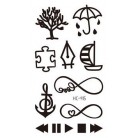 Fashionable And Simple Waterproof Tattoo Sticker