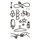 Fashionable And Simple Waterproof Tattoo Sticker