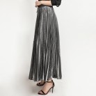 Women's Solid Color Polyester Skirt