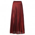 Women's Solid Color Polyester Skirt