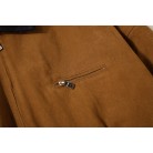 Men's And Women's Loose-fitting Vintage Embroidered Lapel Workwear Jacket