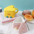 Cute Cheese Mug Ins Ceramic Good Looking