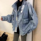 Winter New Large Women's Fat Denim Coat