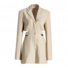 Women's Slim One-button Suit Dress