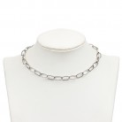 New Simple Metal Buckle Femininity Short Shiny Necklace