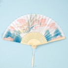 Chinese Style Women's Tasseled Portable Cheongsam Folding Fan