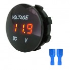 Car Boat Retrofit DC Voltmeter Three