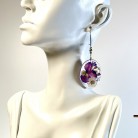 Fashion Acrylic Creative New Dried Glue Earrings