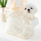 Pet Out Portable Breathable Shoulder Bag Lace Portable