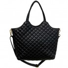 Large Capacity Versatile Rhombus Black Bag Shoulder