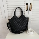 Large Capacity Versatile Rhombus Black Bag Shoulder