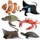 Animal Model Toys Simulating Sea Life Under