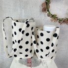 Fashionable Simple Polka Dot Handheld Mug Storage Bag