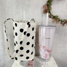 Fashionable Simple Polka Dot Handheld Mug Storage Bag