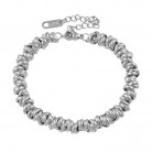 Wind Titanium Steel Thick Chain Circle Personality Stainless Steel Bracelet Female